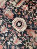 HIGHLY-COVETED Midnight Blue-Black Indigo Blooming Jungle | Area Rug in Rugs by The Loom House. Item made of fabric & fiber