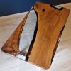Ultra Clear Epoxy Resin Coffee Table | Tables by Ironscustomwood. Item composed of walnut and steel