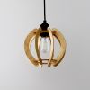 The lantern - Wooden hanging lamp (Price taxes included) | Pendants by Slice of wood / Tranche de bois
