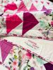 Love Birds- White, Bed Size | Quilt in Linens & Bedding by Delightfully Quilted by Maria. Item composed of fabric