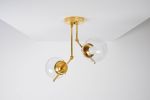 Stockton | Chandeliers by Illuminate Vintage. Item made of brass with glass