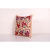 Vintage Floral Suzani Pillow Cover, Boho Cushion Cover 1960s | Pillows by Vintage Pillows Store