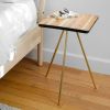 Tantric | Side Table in Tables by Formr. Item composed of wood and brass