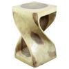 Haussmann® Original Wood Twist Stool 10 X 10 X 16 In | Chairs by Haussmann®