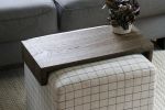 Black Hackberry Ottoman Foot Stool Table | Side Table in Tables by Hazel Oak Farms. Item composed of wood