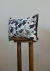 Velvet Purple Watercolor Splashes Decorative Pillow 14x20 | Pillows by Vantage Design