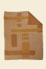 Geometric Blanket in Yellow | Linens & Bedding by BOI. Item composed of cotton in contemporary style