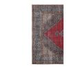 Vintage Mid Century Hand-Knotted Red Anatolian Rug 7'1'' X 1 | Area Rug in Rugs by Vintage Pillows Store