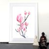 Japanese Magnolia | Prints by Brazen Edwards Artist. Item composed of canvas and paper