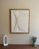 No. 22 Japandi Plaster Wall Relief - Scandinavian Neutral Decor | Wall Sculpture in Wall Hangings by Joseph Aurelius