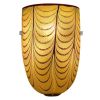 IZMIR Flush Mount Sconce | Sconces by Oggetti Designs. Item made of glass
