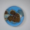 Transparent Blue Epoxy Wall Clock | TigerWoods Atelier | Decorative Objects by TigerWoodAtelier. Item composed of wood in minimalism or contemporary style