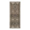 Vintage Hand Knotted Brown Color Turkish Oushak Carpet | Runner Rug in Rugs by Vintage Pillows Store. Item made of fabric