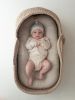 XL Baby Moses Basket with Round Hood | Bassinette in Beds & Accessories by Anzy Home