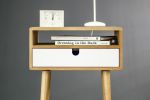 Nightstand in Solid American Oak with 1 Drawer | Storage by Manuel Barrera Habitables. Item made of wood