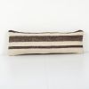 Neutral Wool Kilim Pillow Case Made From Rustic Anatolian Vi | Cushion in Pillows by Vintage Pillows Store