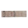 Mid- 20th Century Kurdish Runner with Traditional Medallion | Runner Rug in Rugs by Vintage Pillows Store. Item made of cotton with fiber