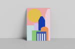 Skyscrapers Art Print | Prints by Britny Lizet. Item composed of paper in boho or contemporary style