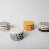 Terrazzo Neutrals Coaster Set | Tableware by Pretti.Cool. Item composed of concrete & glass