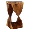 Haussmann® Original Wood Twist Stool 12 X 12 X 23 | Chairs by Haussmann®