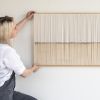 RE-FRAMED Collection: 'LINE IN THE SAND II' | Tapestry in Wall Hangings by Rianne Aarts / Teddy and Wool Studio