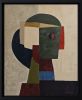 Le veilleur | Oil And Acrylic Painting in Paintings by Sophie DUMONT.. Item composed of canvas in contemporary or modern style