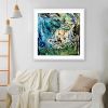 Tectonic - Framed Original Painting - Fluid Abstract Geologic Art | Oil And Acrylic Painting in Paintings by Eman's Gallery