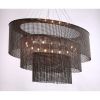 Alan Mizrahi QZ1600 Elliptical 3 Tiers | Chandeliers by Alan Mizrahi Lighting Design
