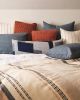 Grid Pillowcases - Blue | Pillows by MINNA