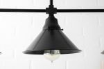 Three Bulb Pendant Light - Model No. 2433 | Pendants by Peared Creation. Item made of metal