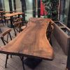 Dining Room Wood Table | Dining Table in Tables by Ironscustomwood. Item made of walnut & metal