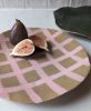 Pink Gingham Serving Platter | Serveware by Rosie Gore. Item composed of ceramic