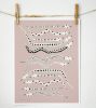 Community Art Print | Prints by Leah Duncan. Item composed of paper in mid century modern or contemporary style