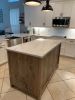 Model #1062 - Custom Kitchen Island | Countertop in Furniture by Limitless Woodworking. Item made of maple wood compatible with mid century modern and contemporary style