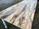 Spalted Maple Farmhouse Table | Dining Table in Tables by Hazel Oak Farms. Item made of wood