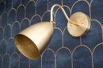 Cone Shade - Brass Sconce - Model No. 0789 | Sconces by Peared Creation. Item made of brass with glass