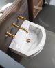 Modern-Minimalist Carrara Marble Sink: Timeless Elegance and Radiance for Your Bathroom | Water Fixtures by AYMARBLEDESIGN LLC