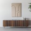 Sandy White Sculptural Painting: Modern 3D Relief Wall Art | Wall Sculpture in Wall Hangings by Vaiva Art Atelier