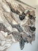 Boho Modern Woven Wall Tapestry for Large Wall "The Process" | Wall Hangings by Rebecca Whitaker Art. Item composed of cotton and fiber in boho or contemporary style