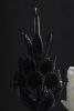 PALMARIO Decorative Traditional Candle, Black | Ornament in Decorative Objects by ANDEAN. Item works with contemporary & traditional style