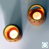 Pova Tealight Holder (Pack of 2) | Candle Holder in Decorative Objects by Lit Lamps - Sustainable Mindful Lighting. Item in contemporary or coastal style