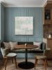 Weightless Presence, soft, serene, pink, seafoam blue | Oil And Acrylic Painting in Paintings by Juanita Bellavance Art