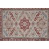 Turkish Oushak Rug With Mid-Century Modern Style in Soft | Area Rug in Rugs by Vintage Pillows Store. Item composed of cotton and fiber