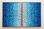 No. 10 Set of 2 Acoustic Diffuser Panel - Gradient Modern Abstract Wall Art | Wall Sculpture in Wall Hangings by Joseph Aurelius