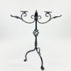 Hand Forged Iron Candelabra 23″ (59cm) | Candle Holder in Decorative Objects by edecrawzFC