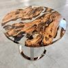 Epoxy Olive Wood Table | Dining Table in Tables by Ironscustomwood. Item made of wood