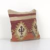 Striped Tribal Wool Handmade Pillow Covers, Pastel Organic E | Cushion in Pillows by Vintage Pillows Store