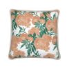 Marigold Floral Silk Cushion | Pillows by Sean Martorana. Item made of cotton