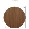 Williams Coffee Table / Walnut / Round | Tables by Tronk Design. Item composed of wood & metal