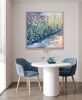 Spring Blooms | Oil And Acrylic Painting in Paintings by Meredith H. Item made of canvas works with contemporary & country & farmhouse style